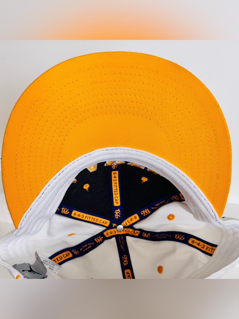 Nike Jordan Laney High School Fitted Hat Blue Jumpman Size 7 5/8 Men’s PreOwned - Picture 4 of 16